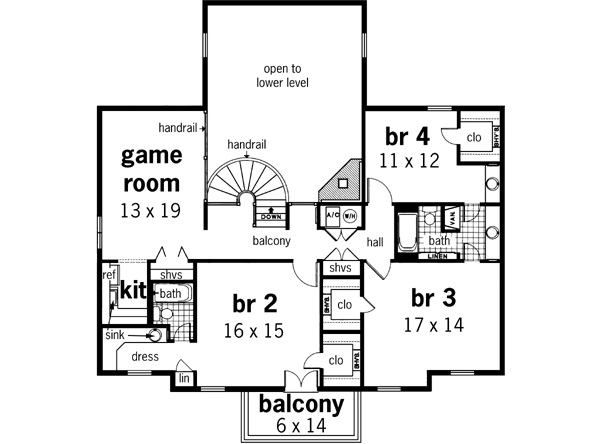 Upper/Second Floor Plan:30-302