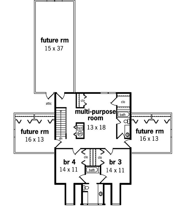 Upper/Second Floor Plan: 30-303
