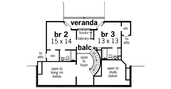 Upper/Second Floor Plan: 30-304