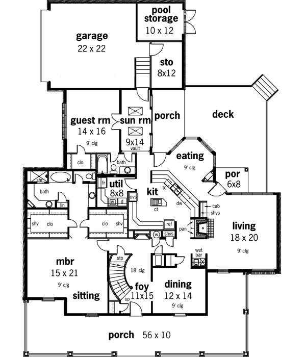 Main Floor Plan: 30-305