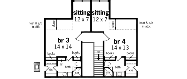 Upper/Second Floor Plan: 30-306