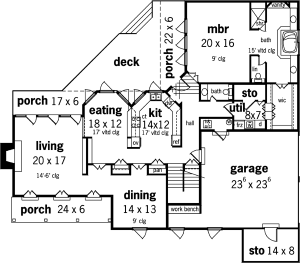 Main Floor Plan: 30-307