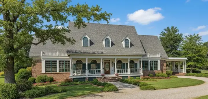 Southern house plans 30-308 - front exterior, 3,568 sq ft, 4 bed, 3 bath house plans | Monster House Plans