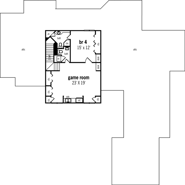 Upper/Second Floor Plan: 30-310