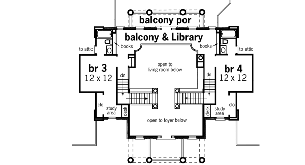 Upper/Second Floor Plan: 30-313