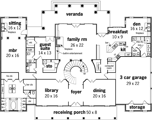 Main Floor Plan: 30-316