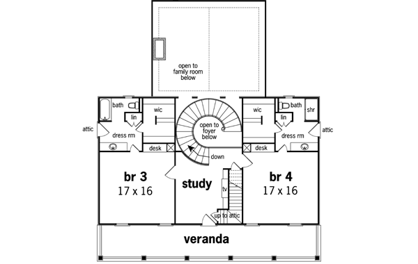 Upper/Second Floor Plan: 30-316