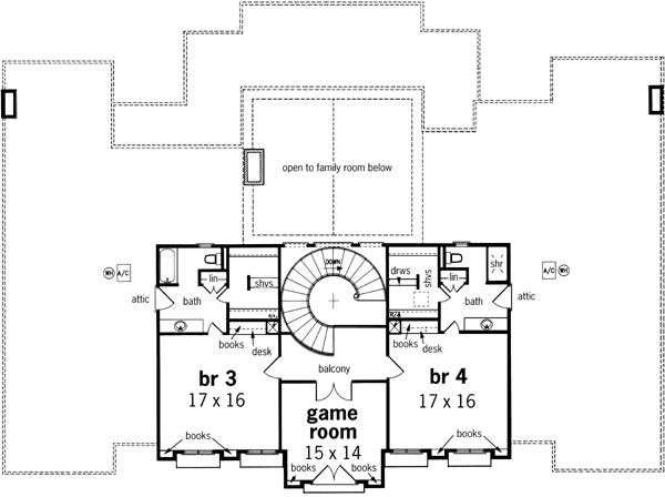Upper/Second Floor Plan: 30-317