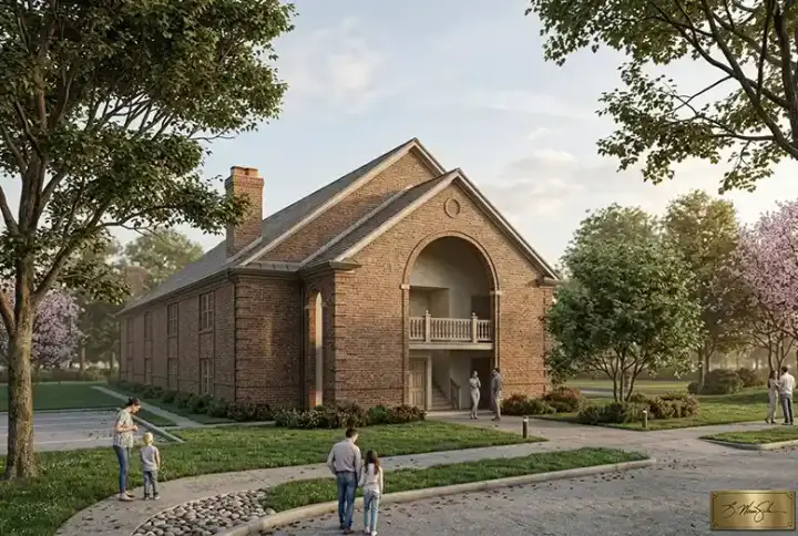 Traditional house plans 30-319 - front exterior, 6,624 sq ft, 8 bed, 8 bath house plans | Monster House Plans