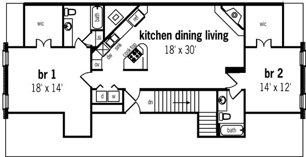 Upper/Second Floor Plan: 30-321