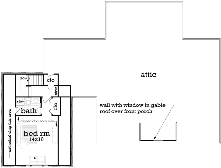 Upper/Second Floor Plan: 30-323