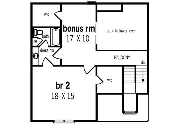 Upper/Second Floor Plan: 30-324