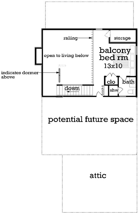 Upper/Second Floor Plan: 30-326