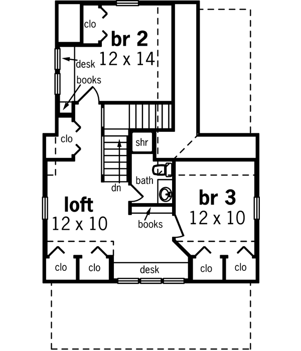 Upper/Second Floor Plan: 30-327