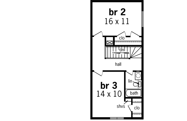 Upper/Second Floor Plan: 30-329
