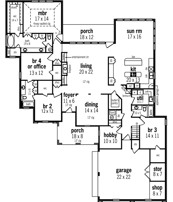 Main Floor Plan: 30-332