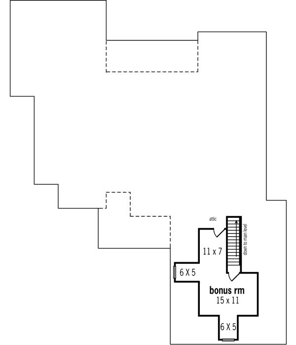 Upper/Second Floor Plan: 30-332