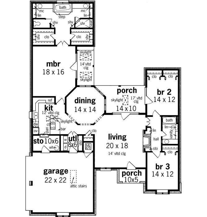 Main Floor Plan: 30-334