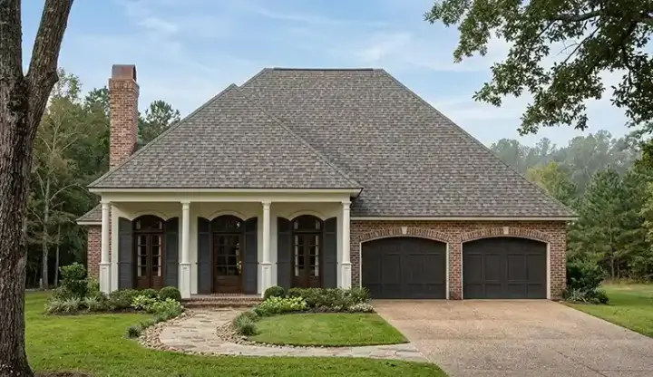 Southern house plans 30-335 - front exterior, 2,006 sq ft, 2 bed, 2 bath house plans | Monster House Plans
