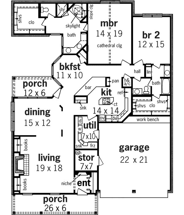 Main Floor Plan: 30-335
