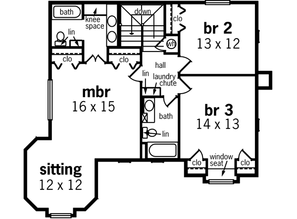 Upper/Second Floor Plan: 30-338