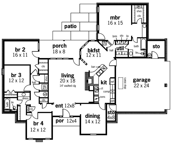 Main Floor Plan: 30-340