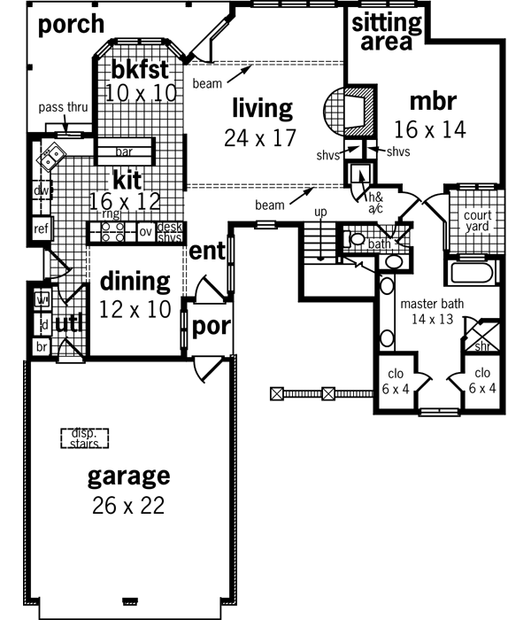 Main Floor Plan: 30-341