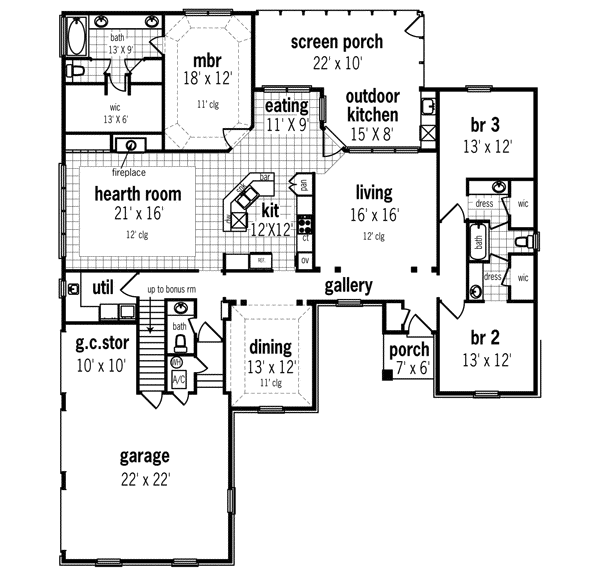Main Floor Plan: 30-345