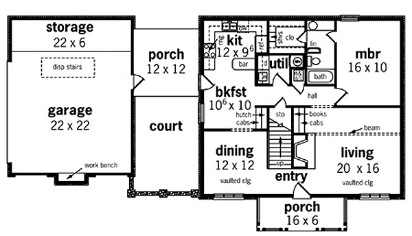 Main Floor Plan: 30-358