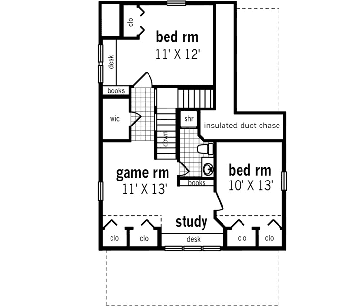 Upper/Second Floor Plan: 30-360