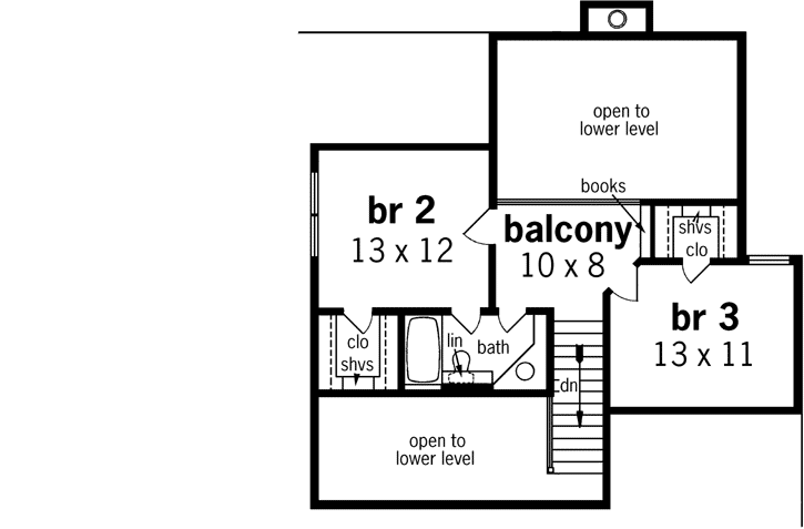 Upper/Second Floor Plan: 30-363