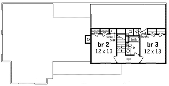 Upper/Second Floor Plan: 30-365