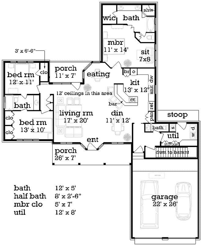 Main Floor Plan: 30-367