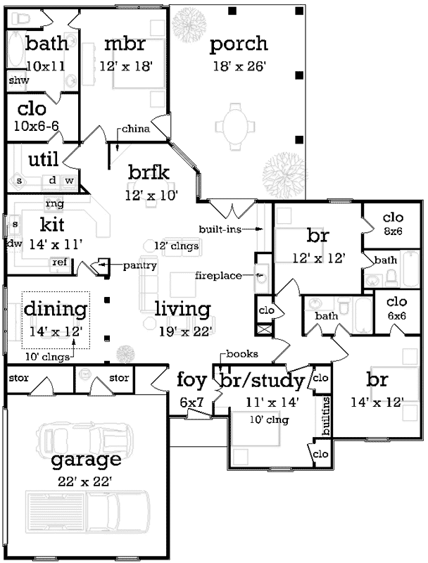 Main Floor Plan: 30-371