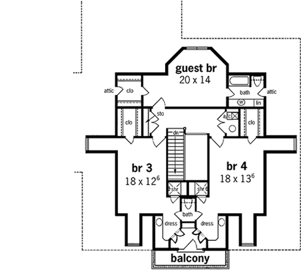 Upper/Second Floor Plan: 30-378