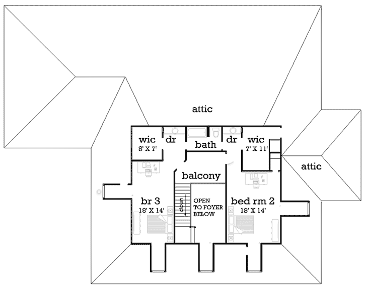 Upper/Second Floor Plan:30-379