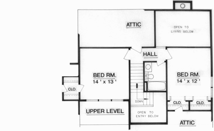 Upper/Second Floor Plan: 30-387
