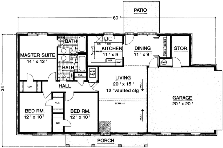 Main Floor Plan: 30-390
