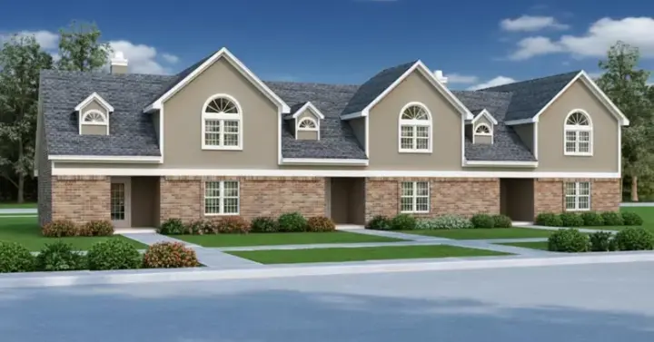 Traditional house plans 30-398 - front exterior, 4,736 sq ft, 6 bed, 6 bath house plans | Monster House Plans