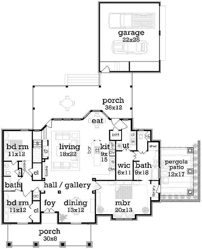 Main Floor Plan: 30-402