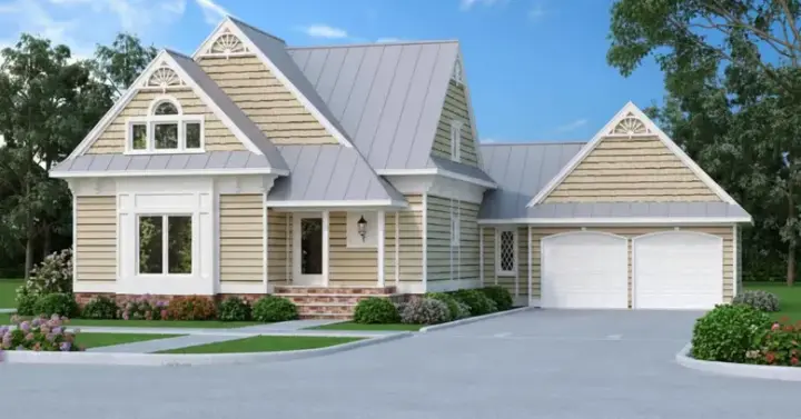 Country house plans 30-405 - front exterior, 2,020 sq ft, 4 bed, 3 bath house plans | Monster House Plans