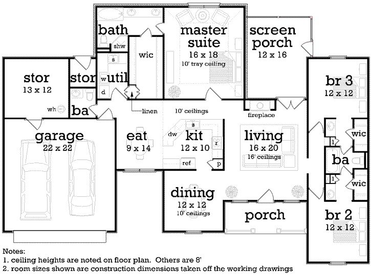 Main Floor Plan: 30-407