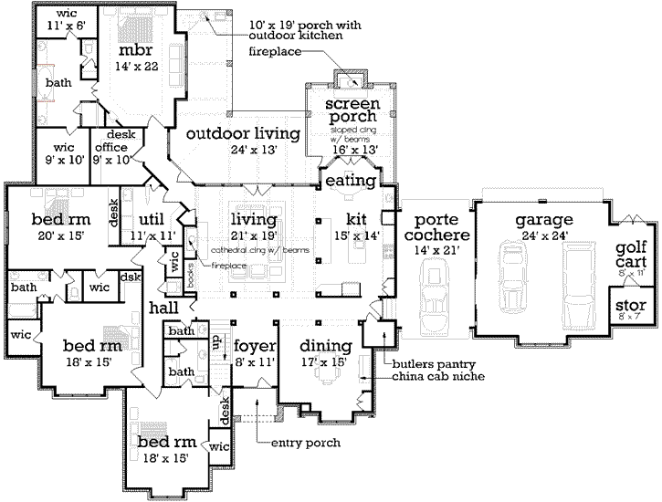 Main Floor Plan: 30-408