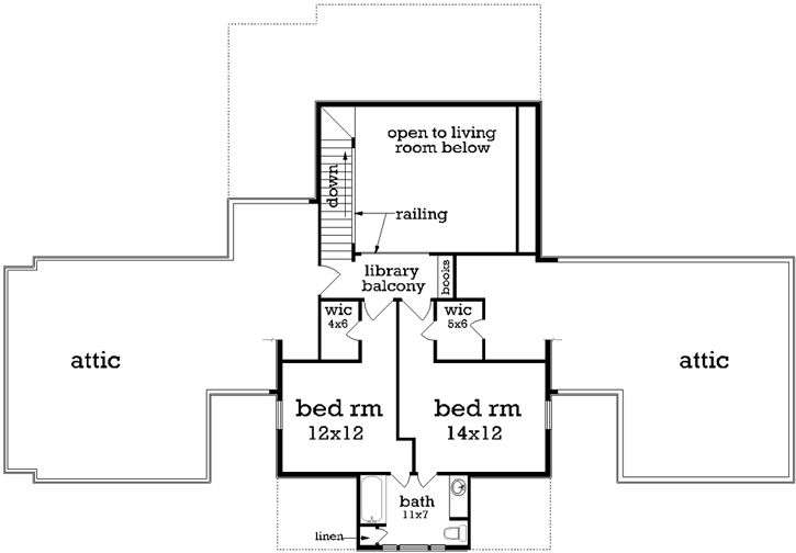 Upper/Second Floor Plan: 30-410