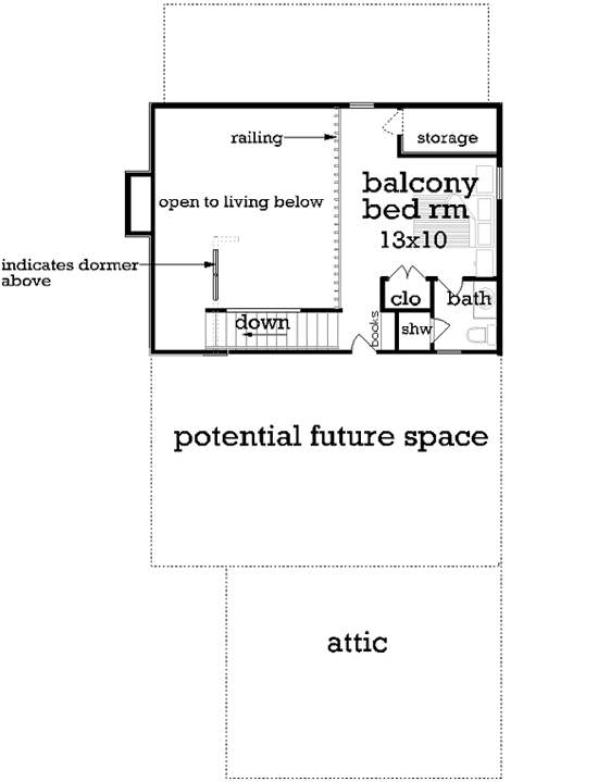 Upper/Second Floor Plan: 30-413