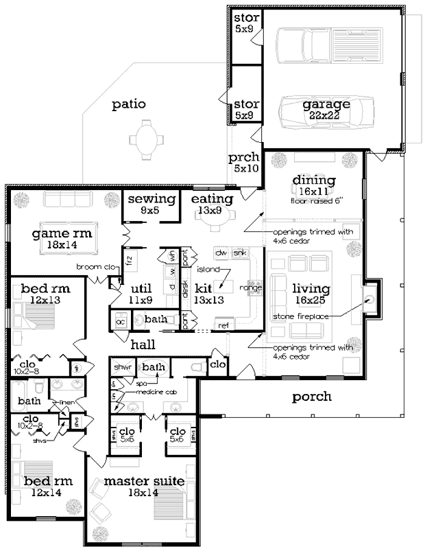 Main Floor Plan: 30-425