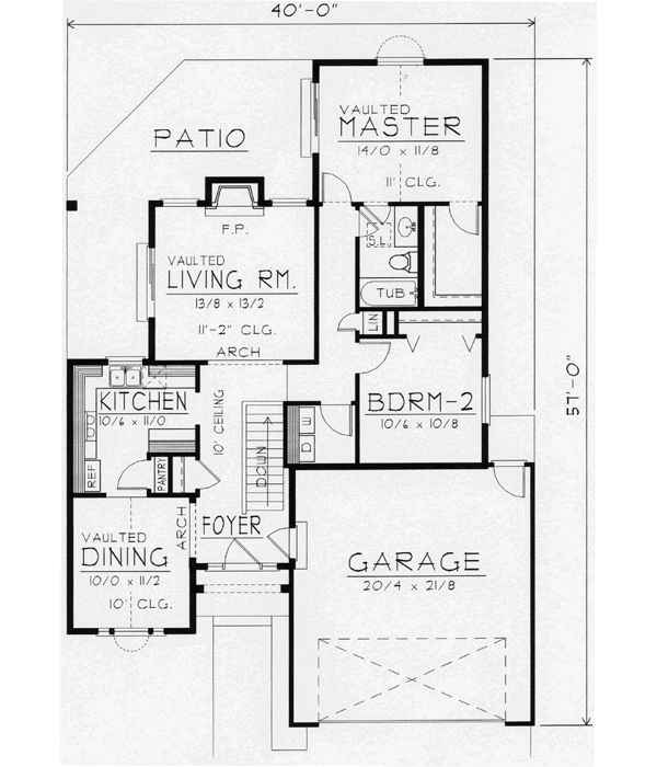 Main Floor Plan: 31-105