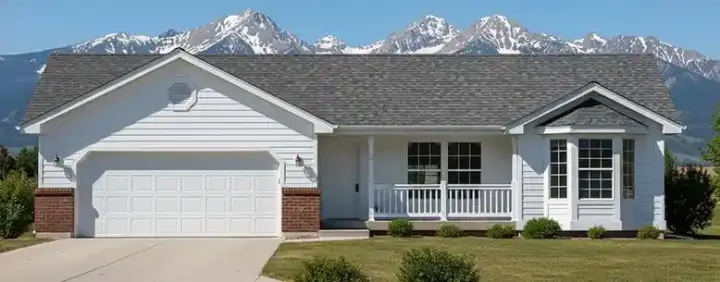 Traditional house plans 31-107 - front exterior, 1,321 sq ft, 3 bed, 2 bath house plans | Monster House Plans