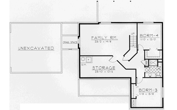 Lower Floor Plan: 31-110