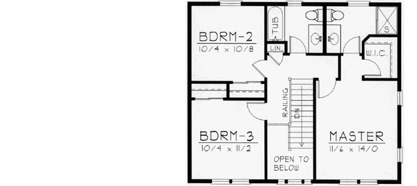 Upper/Second Floor Plan: 31-111
